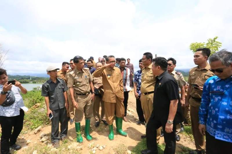 Gubernur Nurdin Abdullah Tinjau Lokasi Rest Ares di Barru, Enrekang dan Torut