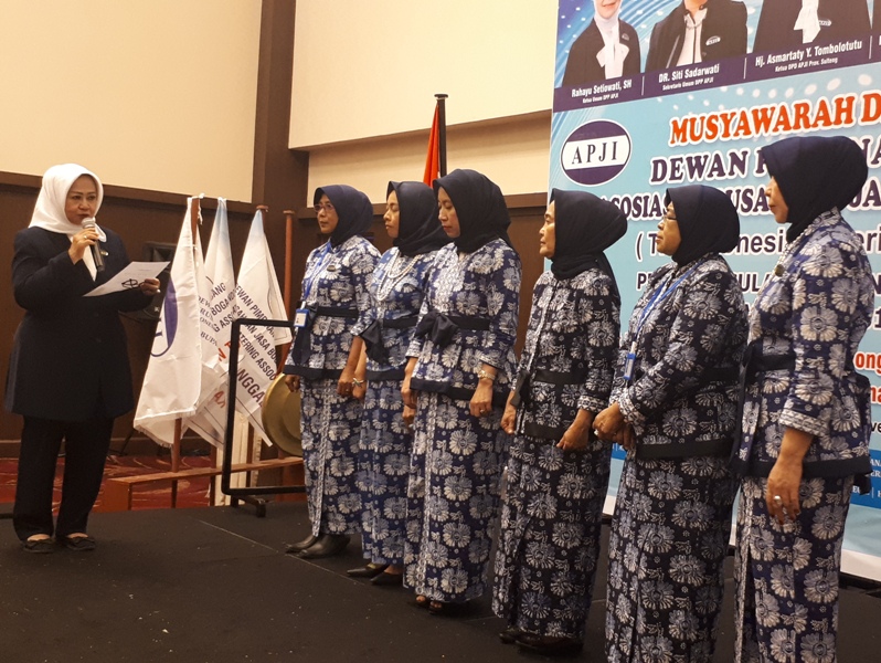 Aklamasi, Imelda Liliana Muhidin Terpilih Ketua APJI Sulteng