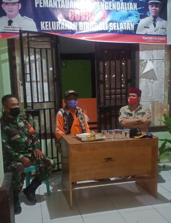 Walikota & Wawali  Tinjau Posko Pengendalian Covid19