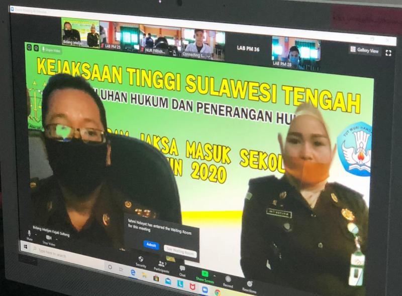 Jaksa Edukasi Pencegahan Covid19 di SMK 2 Palu