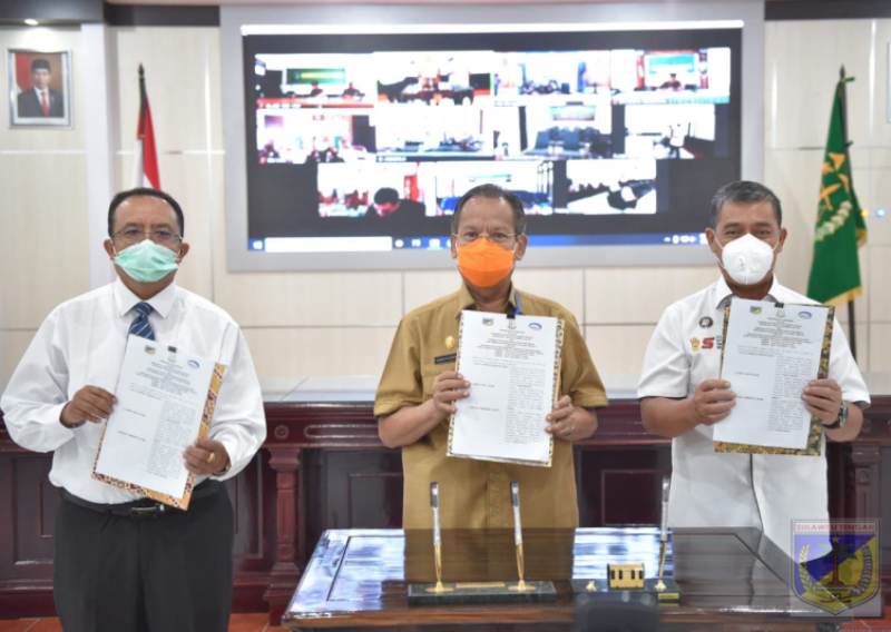 Kejati Lakukan Pendampingan Covid19 ke Pemprov Sulteng