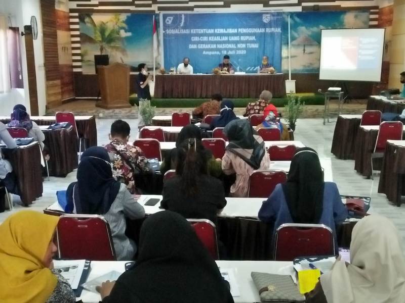 BI Sosialisasikan Ketentuan Kewajiban Penggunaan Rupiah dan Gerakan Non Tunai