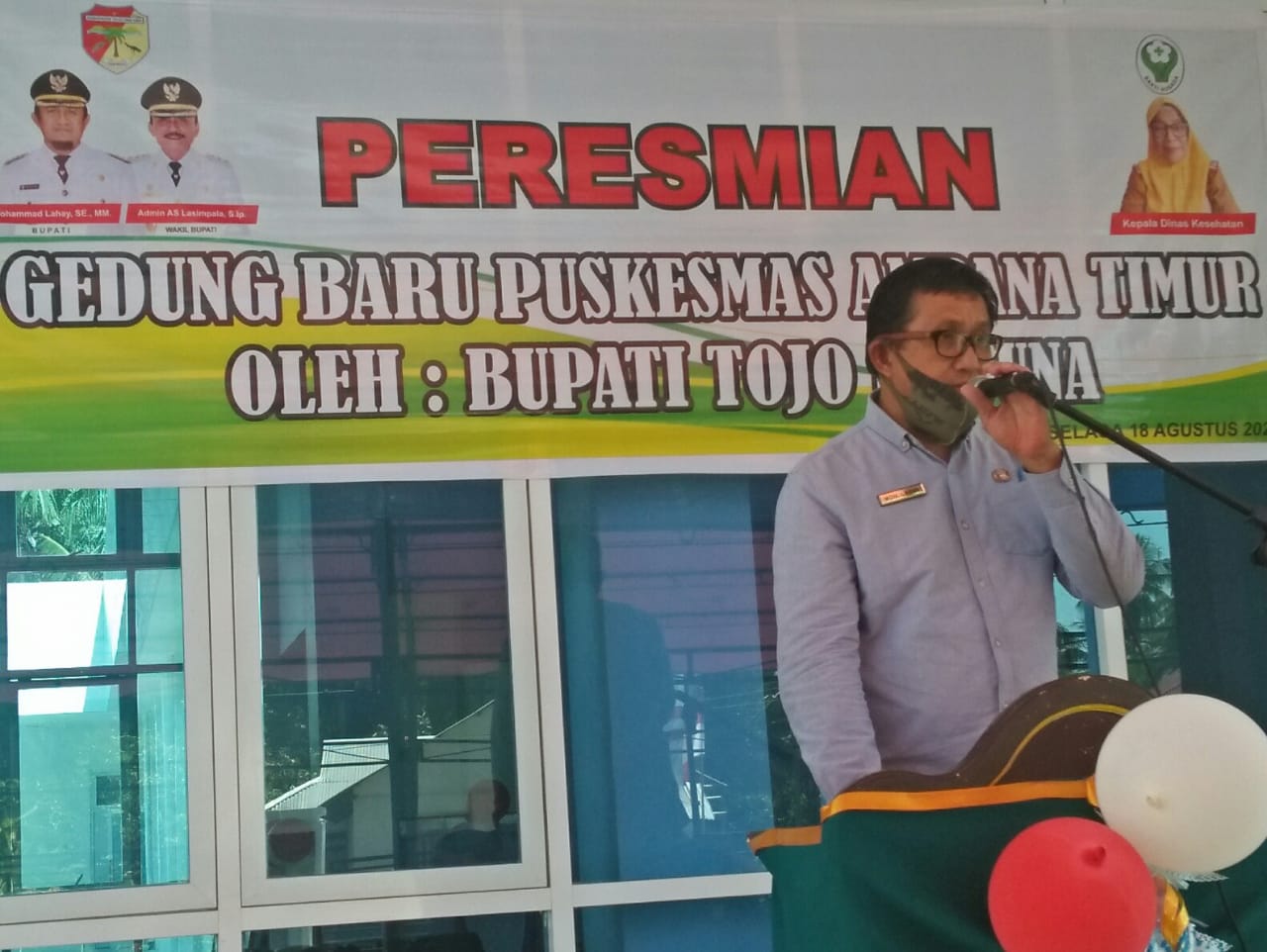 Bupati Mohamad Lahay Jajaran Puskemas  Berikan Pelayanan Kesehatan Berkwalitas