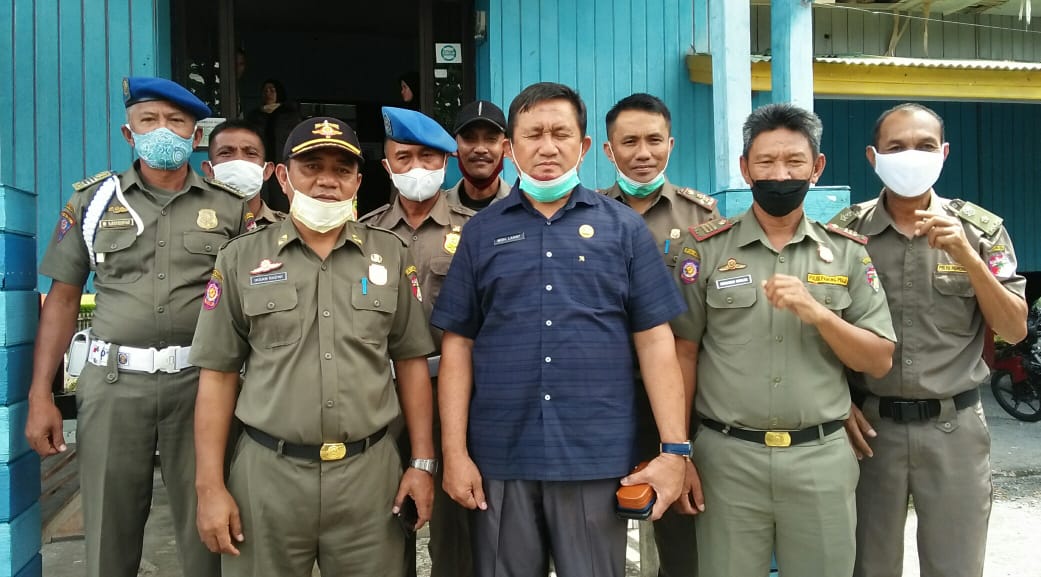 Bupati Touna Kunjungan Perdana Ke Markas Satpol PP