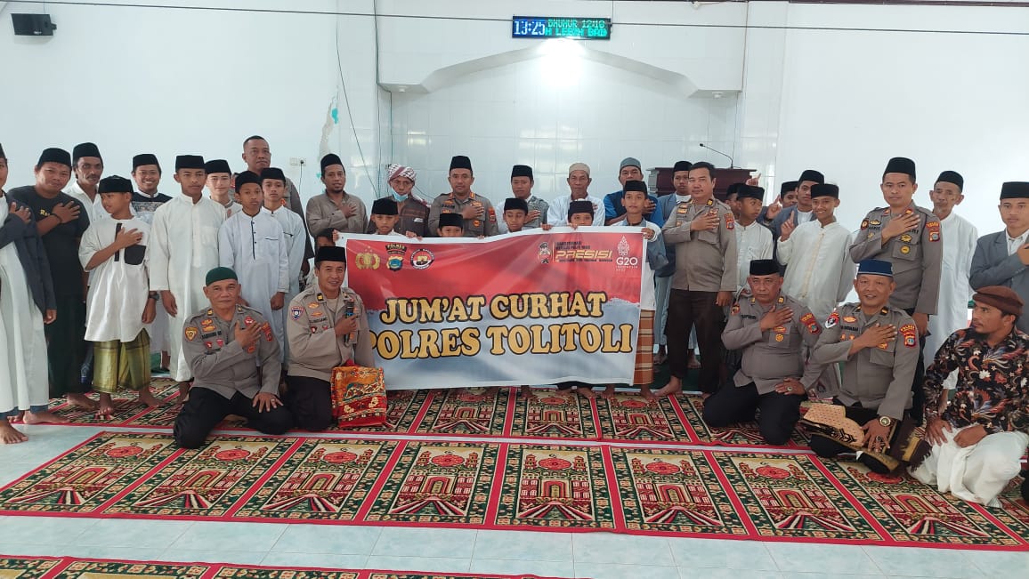 Jumat Curhat, Cara Kapolres Tolitoli Dengar Keluhan Masyarakat