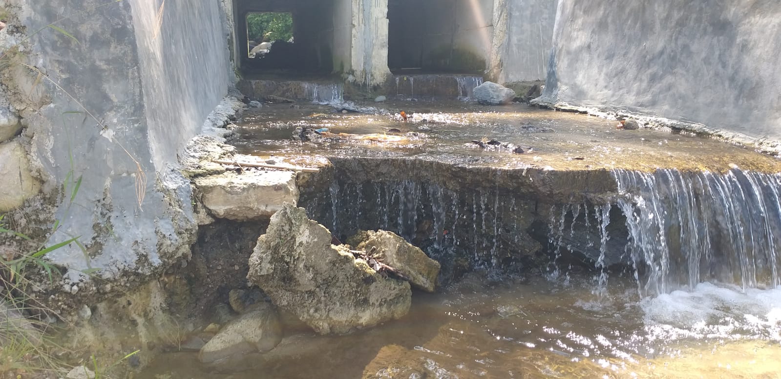 Proyek Sabo Dam di Sigi Baru Dikerjakan Sudah Rusak