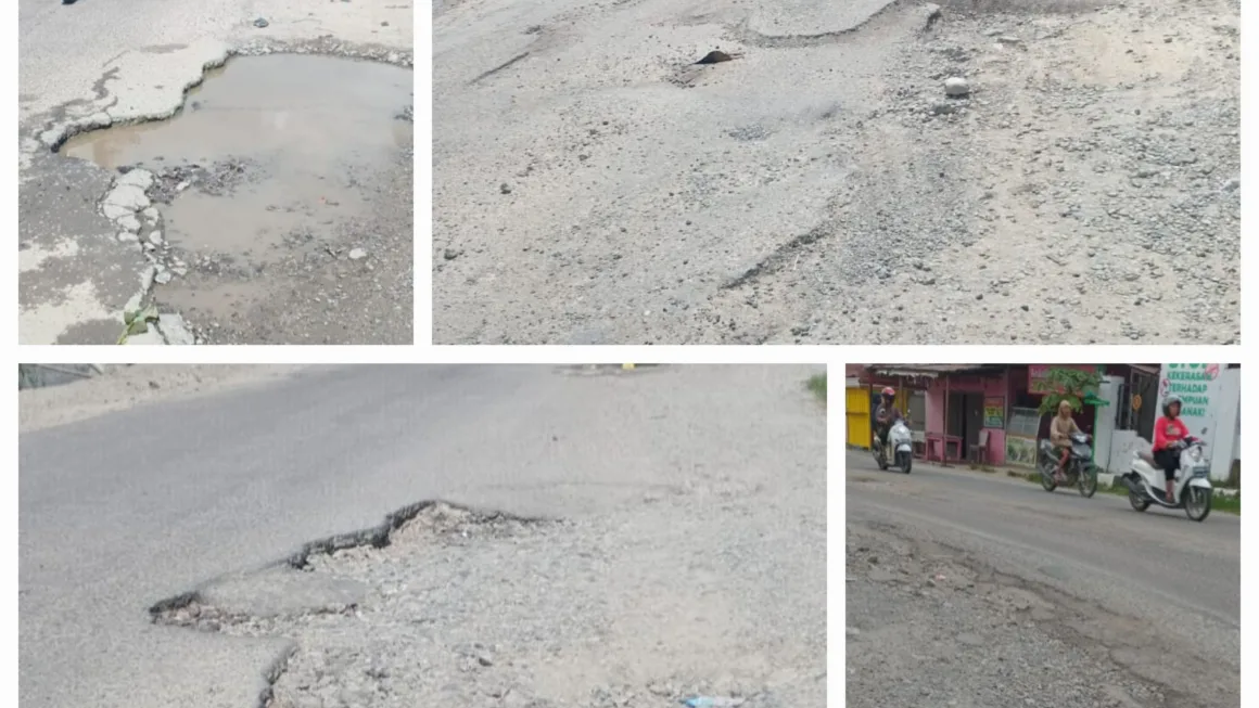 Kerusakan Jalan Karanja Lembah Sering Timbulkan Kecelakaan