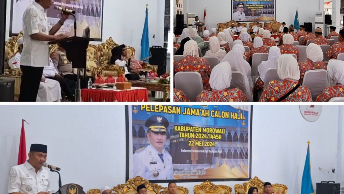 Pj Bupati Morowali Rachmansyah Ismail Lepas 88 CJH ke Tanah Suci