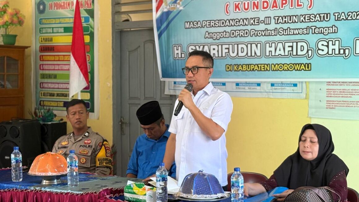 Syarifudin Hafid  Optimisi Sulteng Terdepan Dalam Pengentasan Kemiskinan Ekstrim