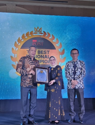 Bank Sulteng Dianugerahi The Best Regional Champion 2025