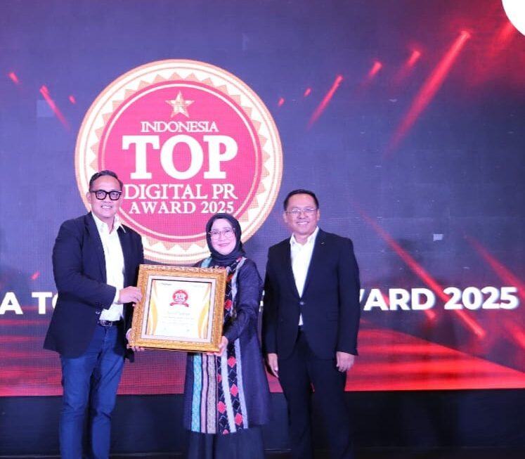Bank Sulteng Diganjar Top Digital  Publik Relation Award 2025