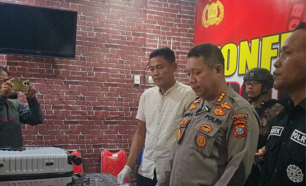 Polresta Palu Tangkap Kurer Narkoba 3.020 Kg Asal Riau