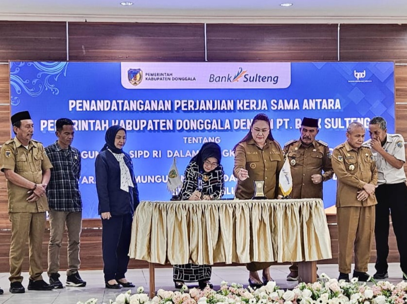 Bank Sulteng Wujudkan Tata Kelola Keuangan Modern Bersama Pemda Donggala