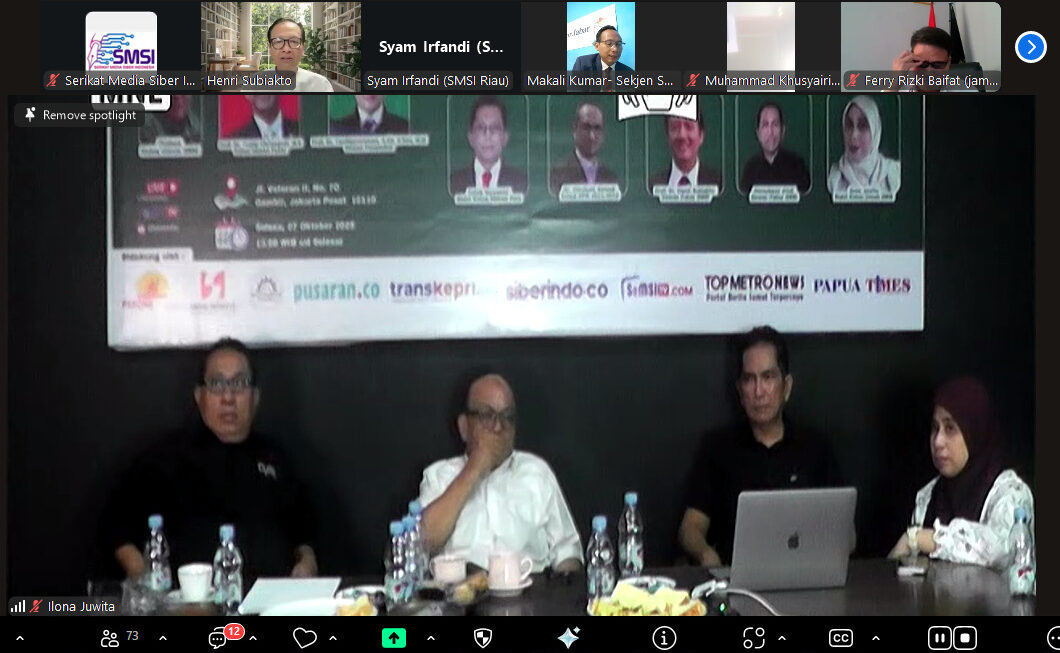 SMSI Siapkan Rekomendasi Kebijakan Pemda dan Dewan Pers ‎