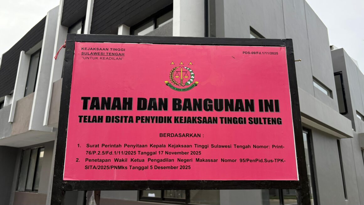 Satu Persatu Asset Tamainusi Disita Kejati Sulteng