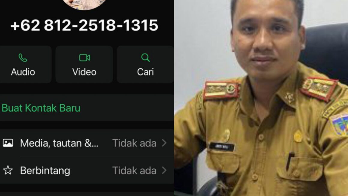 Waspada Penipu Pakai Nama Kadis Cikasda Sulteng  Modus Minta Uang