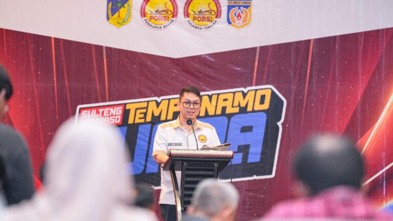 Andi Raharja Limbunan di Lantik Jadi Ketua POBSI Sulteng