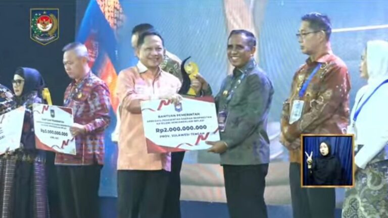 Pemprov Sulteng Raih Penghargaan Terbaik II Pengendalian Inflasi
