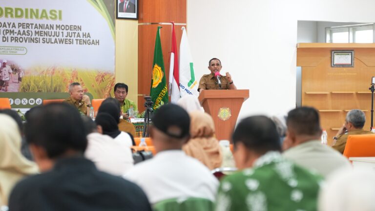 Gubenur Anwar Komitmen Wujudkan Sulteng Jadi Lumbung Pangan Nasional