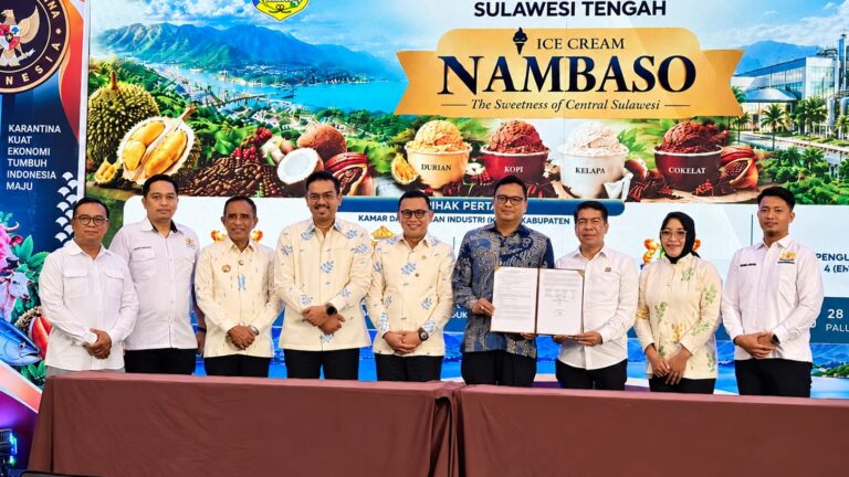 “Ice Cream Nambaso” Jadi Wujud Konkret Hilirisasi Empat Komoditas Unggulan Sulteng