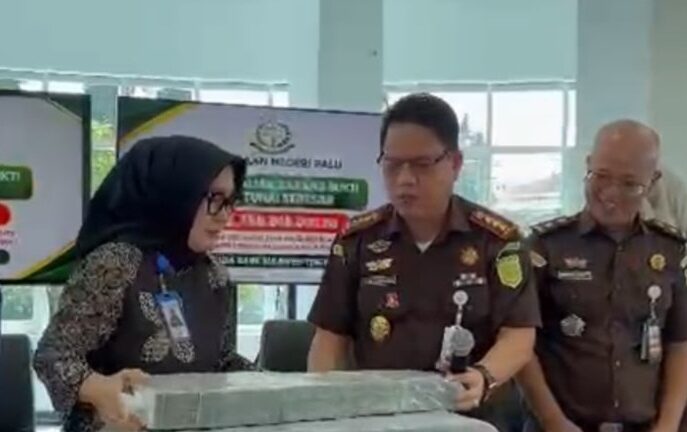 Kasus Tindak Pidana Perbankan, Kejari Palu Eksekusi Rp,2.359.948.000