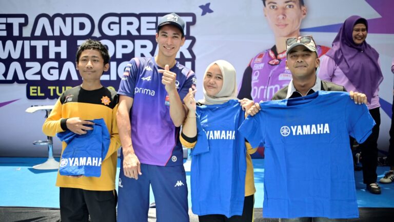 Meet & Greet Rider Yamaha MotoGP Toprak Razgatlıoğlu di SMAN 3 Mataram